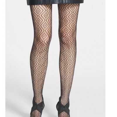 Commando Geo Net Tights Black Size S 0805